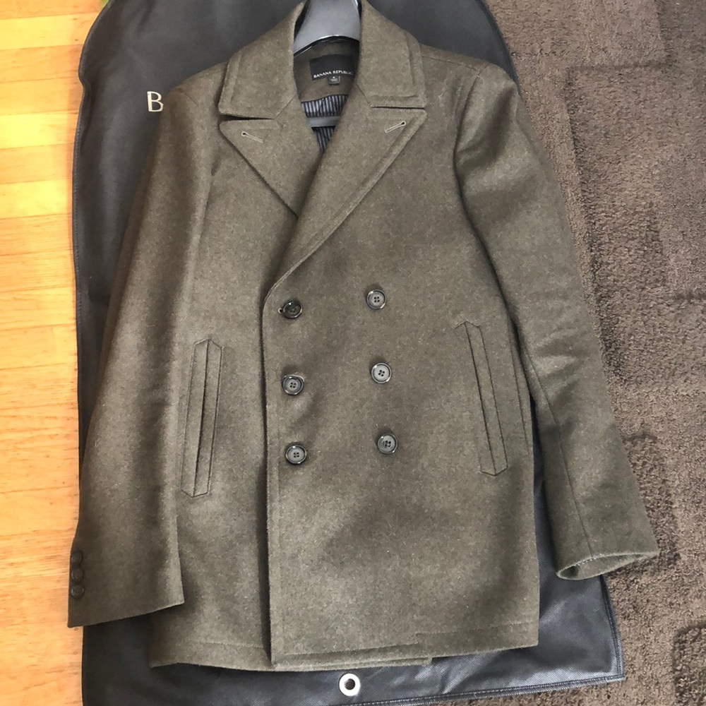 Banana Republic wool Pea coat S
